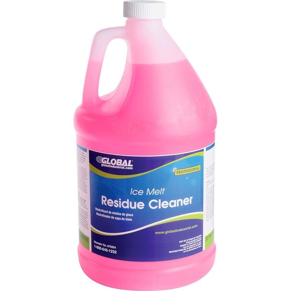 Global Industrial Ice Melt Residue Cleaner, 1 Gallon Bottle 670291